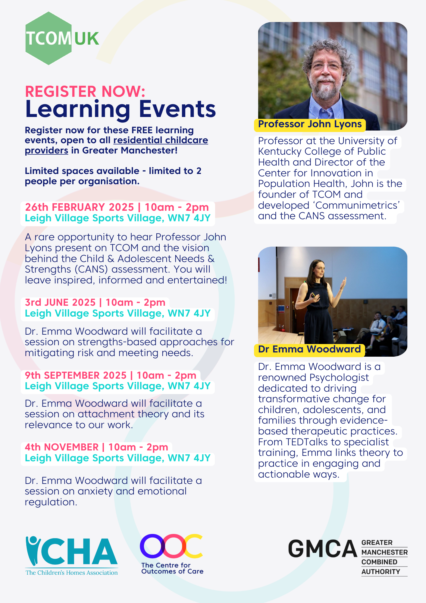 Greater Manchester Learning Events